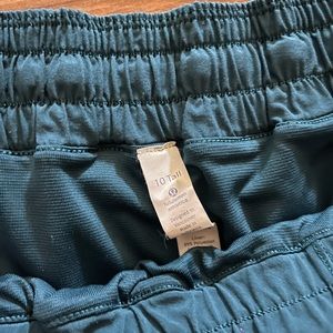 Blue lululemon athletic shorts size 10 tall.